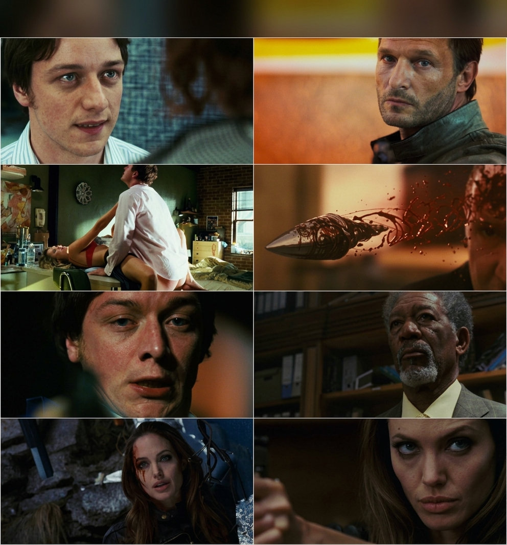Wanted (2008) (Hindi + English) Dual Audio Hollywood Movie BluRay HD ESub screenshot